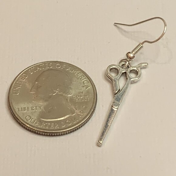 Scissor Earring, Hair Stylist Jewelry, Scissor Jewelry, Sewing Earring, Gift - Picture 6 of 6